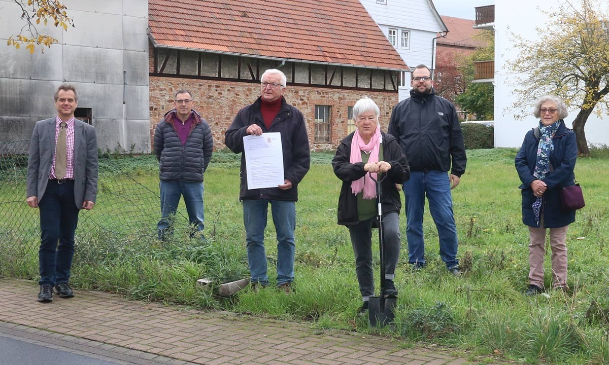 Spatenstich für den Neubau der Begegnungsstätte für Seniorinnen und Senioren